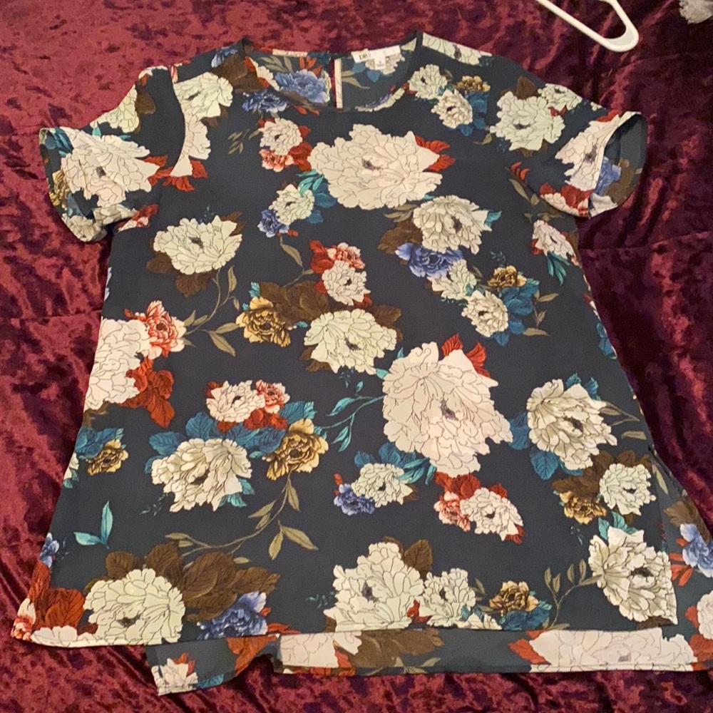 Flower Blouse , super soft and thin